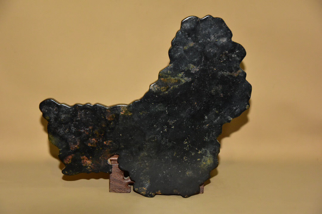 Chinese antique meteorite map