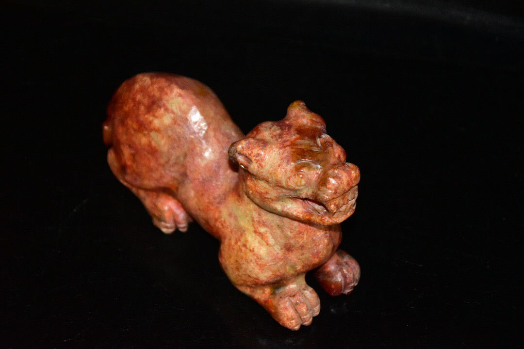 Chinese antique jade beast