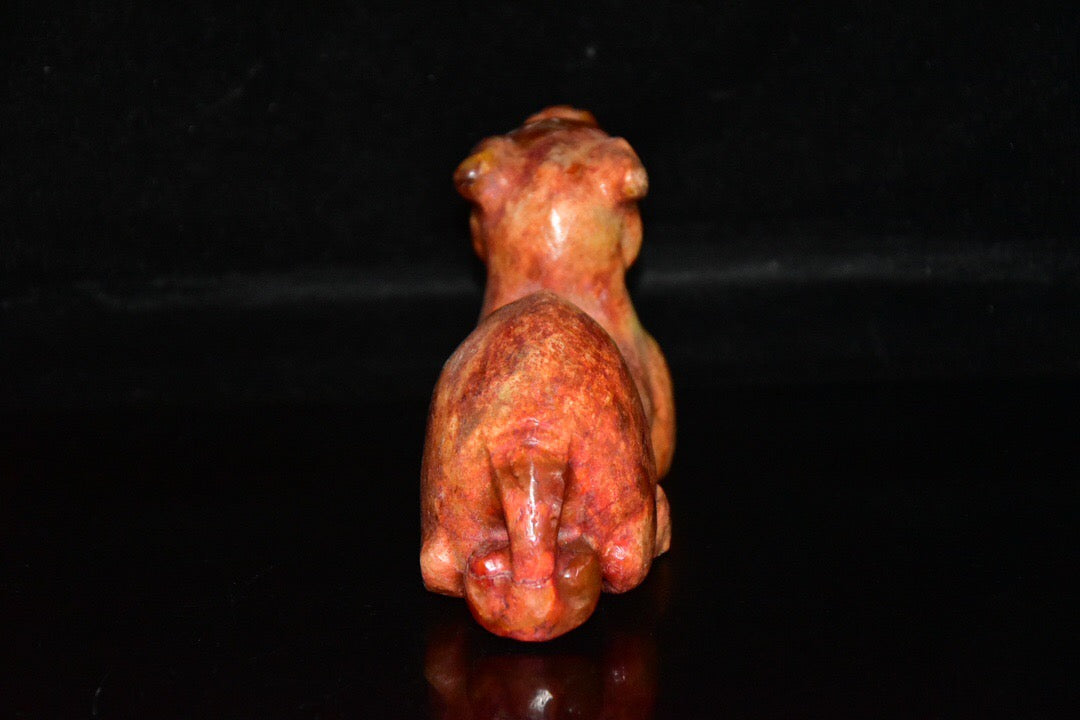 Chinese antique jade beast