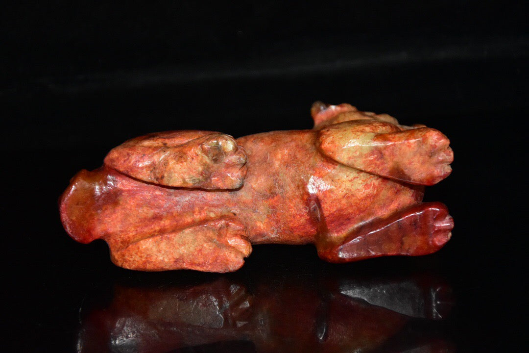 Chinese antique jade beast