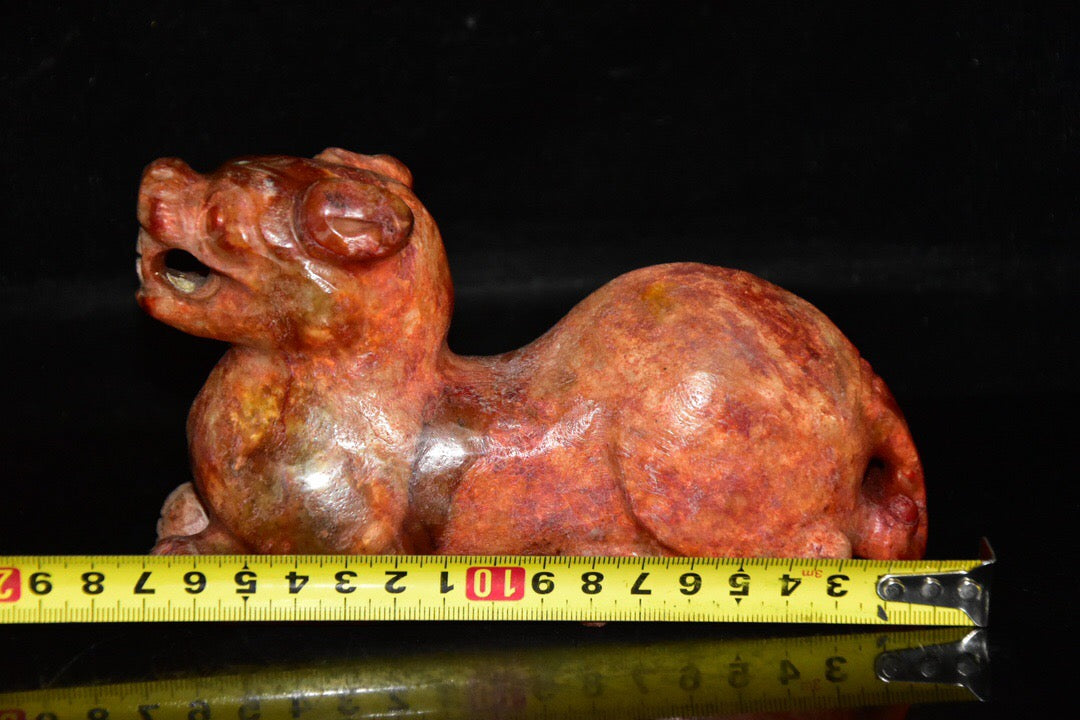 Chinese antique jade beast