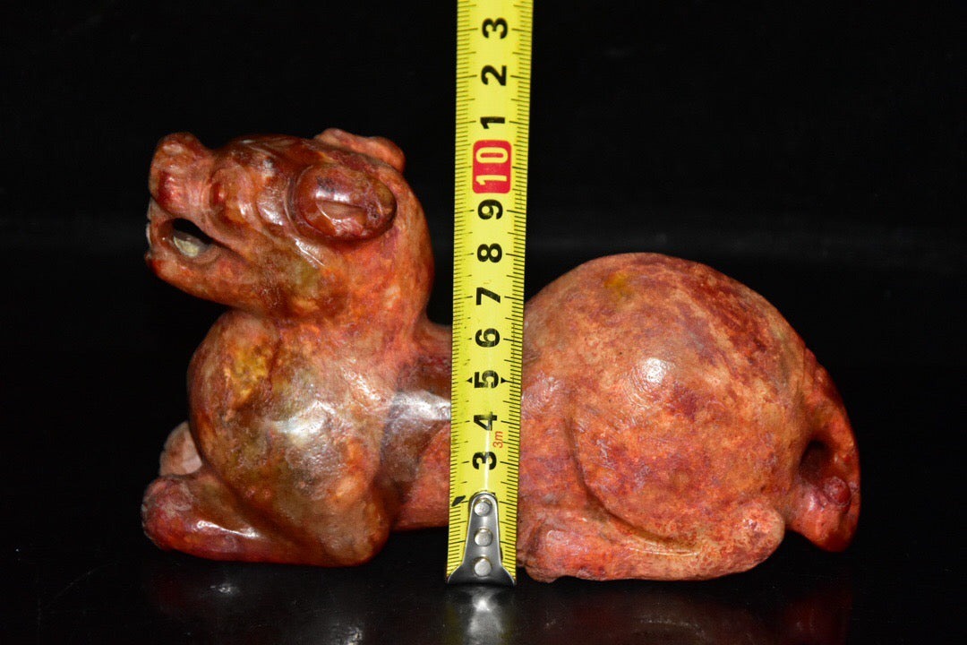 Chinese antique jade beast