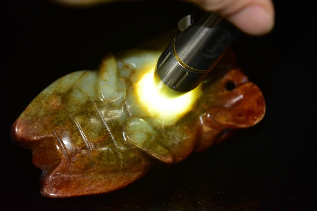 Chinese antique river jade cicada