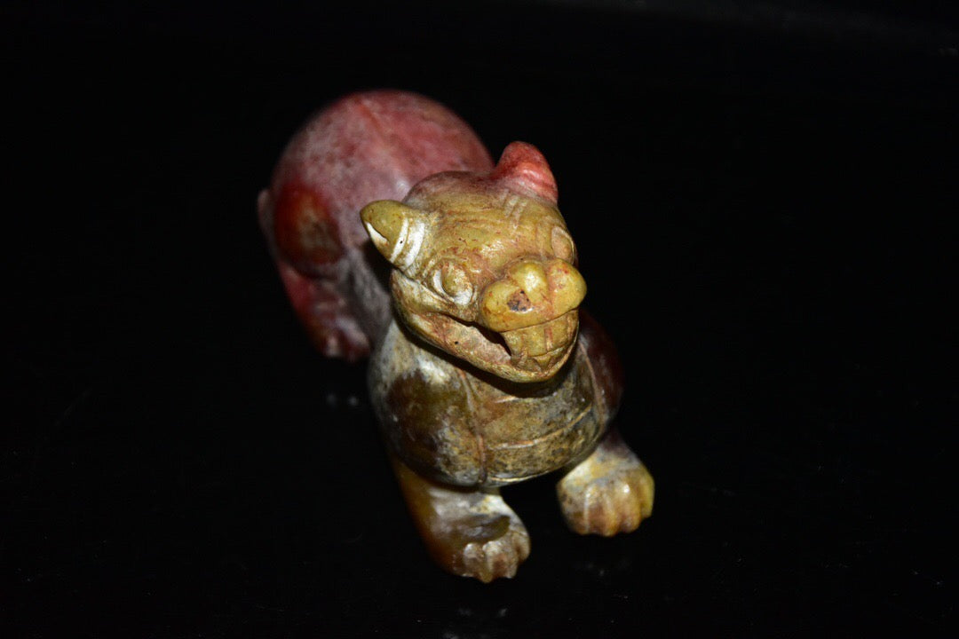 Chinese antique river jade beast