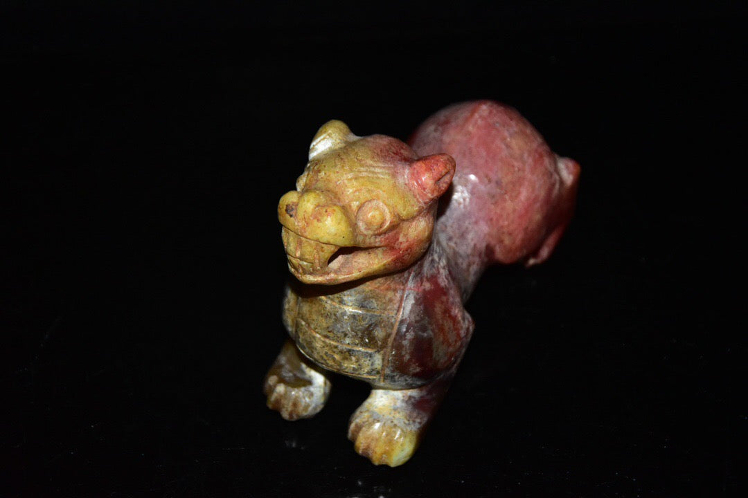 Chinese antique river jade beast