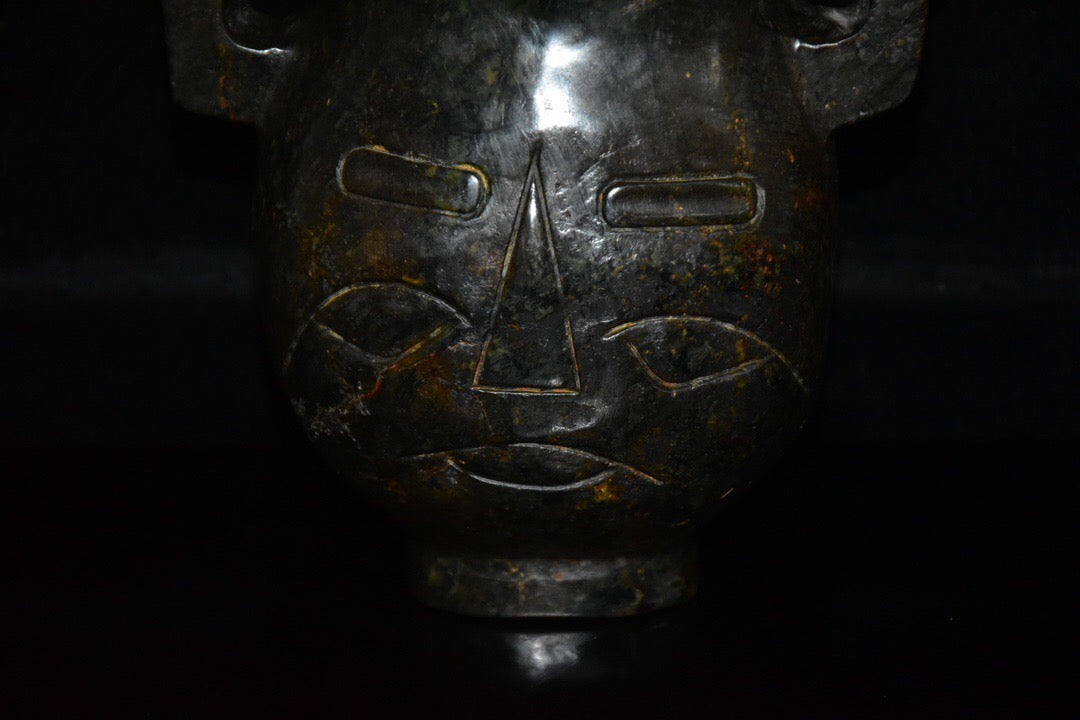 Chinese antique meteorite artifact
