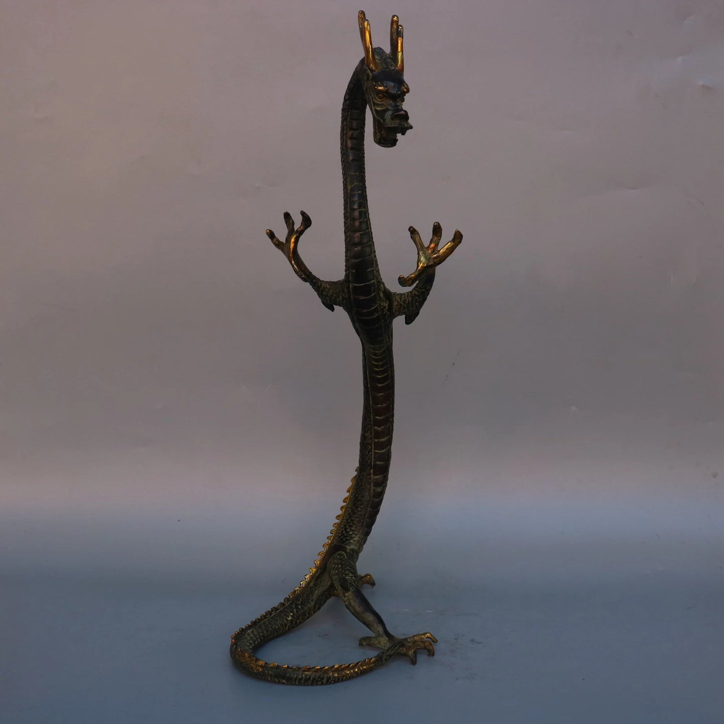 Chinese antique standing dragon