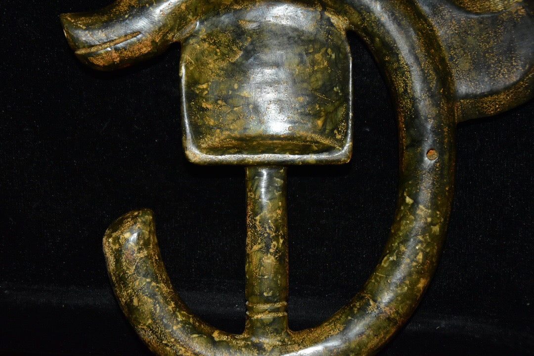 Chinese antique meteorite dragon