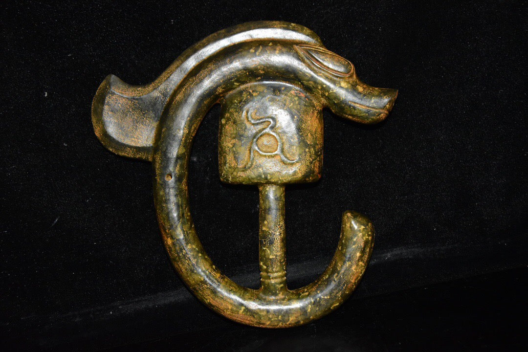 Chinese antique meteorite dragon