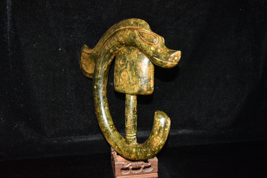 Chinese antique meteorite dragon