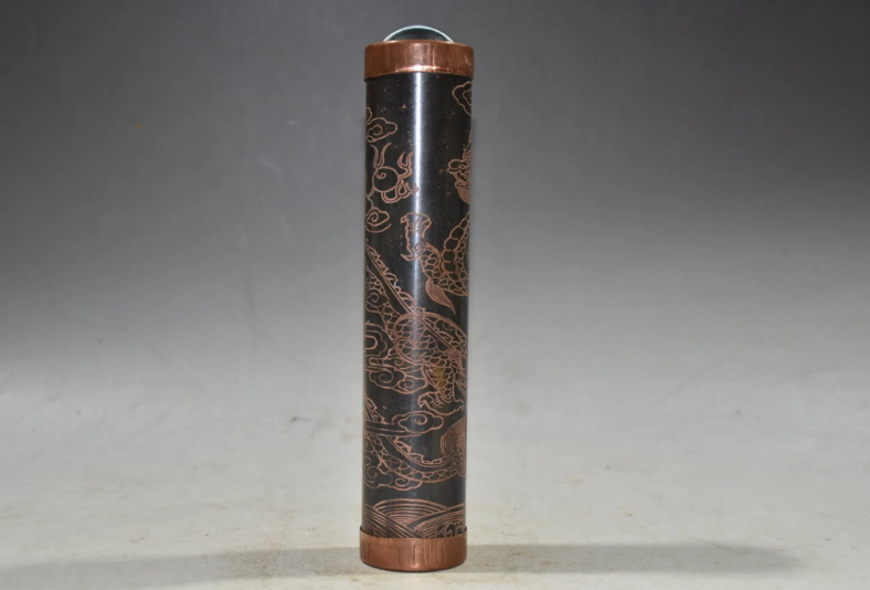 Kaleidoscope hand-carved pure copper panlong kaleidoscope ornaments
