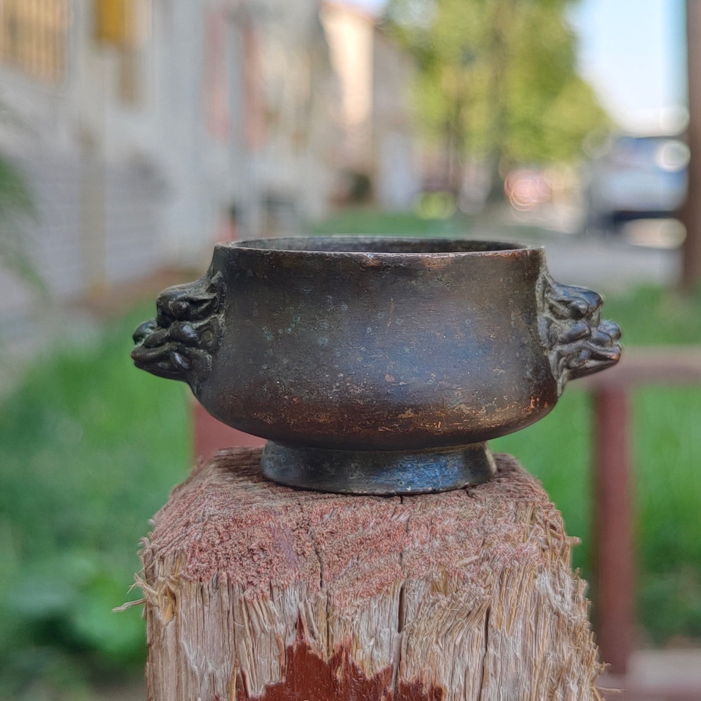 Chinese pure copper incense burner