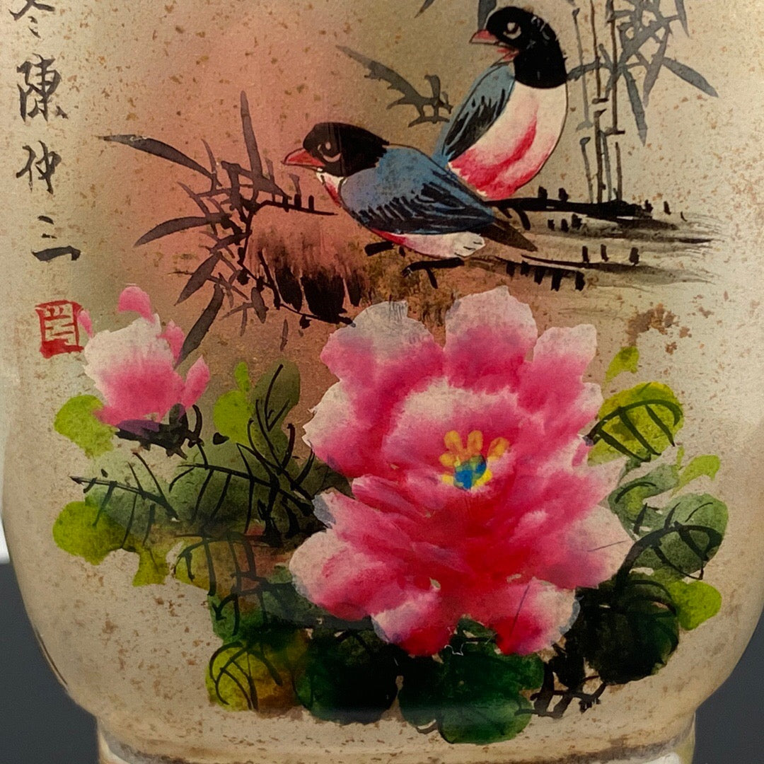 Chinese antique glass handmade painting [Dual] Inner painting snuff bottle