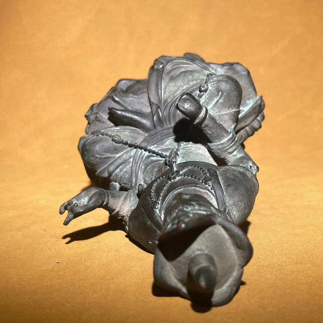 Chinese antique pure copper Guanyin