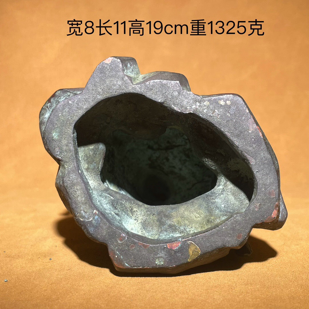 Chinese antique pure copper Guanyin