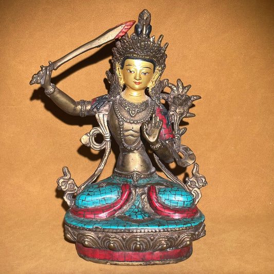 Chinese antique bronze statue of Tara