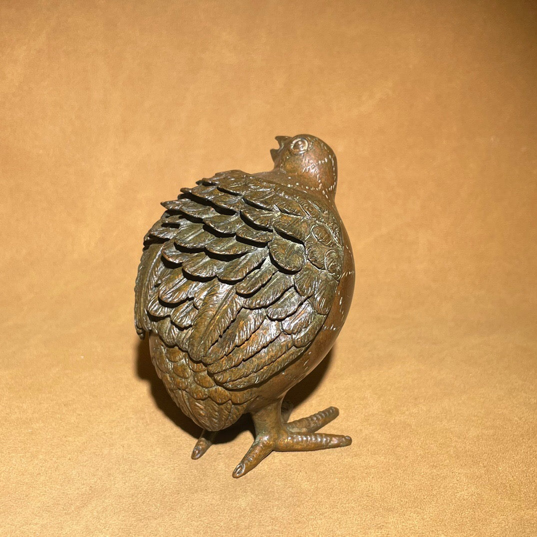 Chinese antique pure copper tea pet aromatherapy ornament
