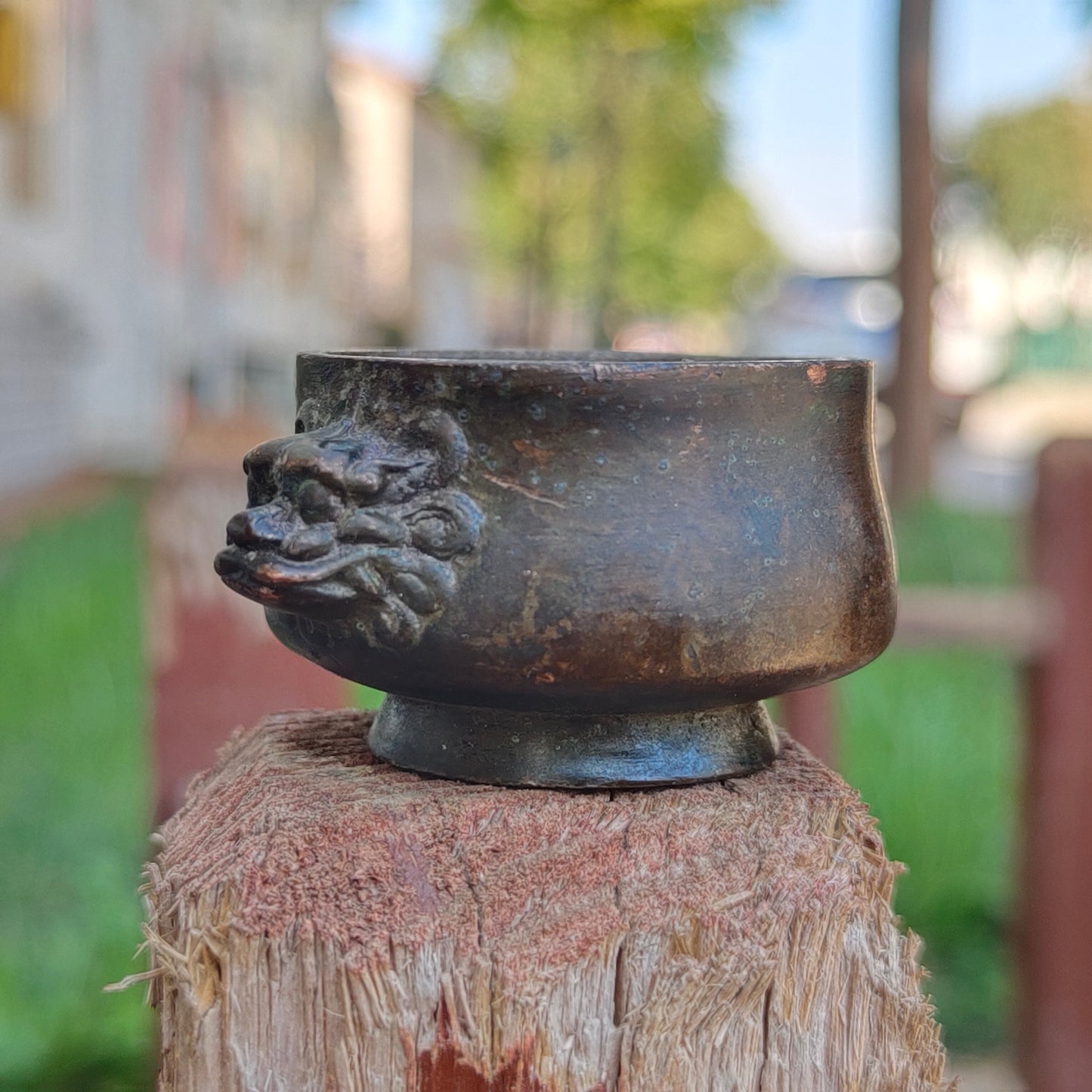 Chinese pure copper incense burner