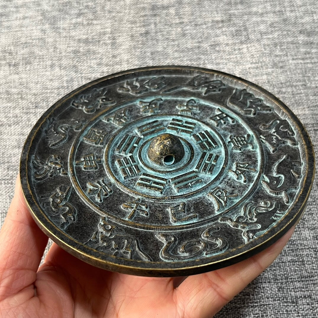 Chinese antique pure copper antique bronze mirror