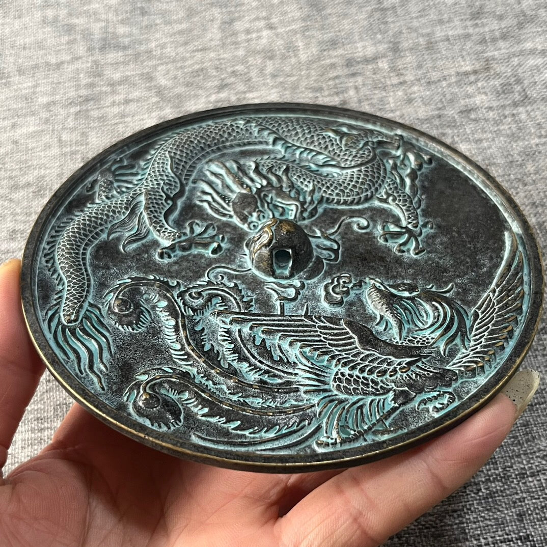 Chinese antique pure copper antique bronze mirror