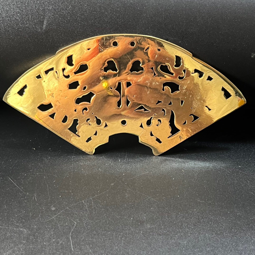 Chinese antique pure copper auspicious pendant
