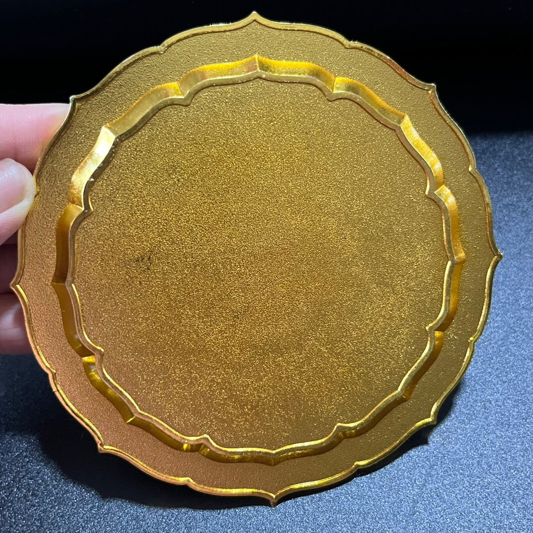 Chinese antique painted Kowloon plate