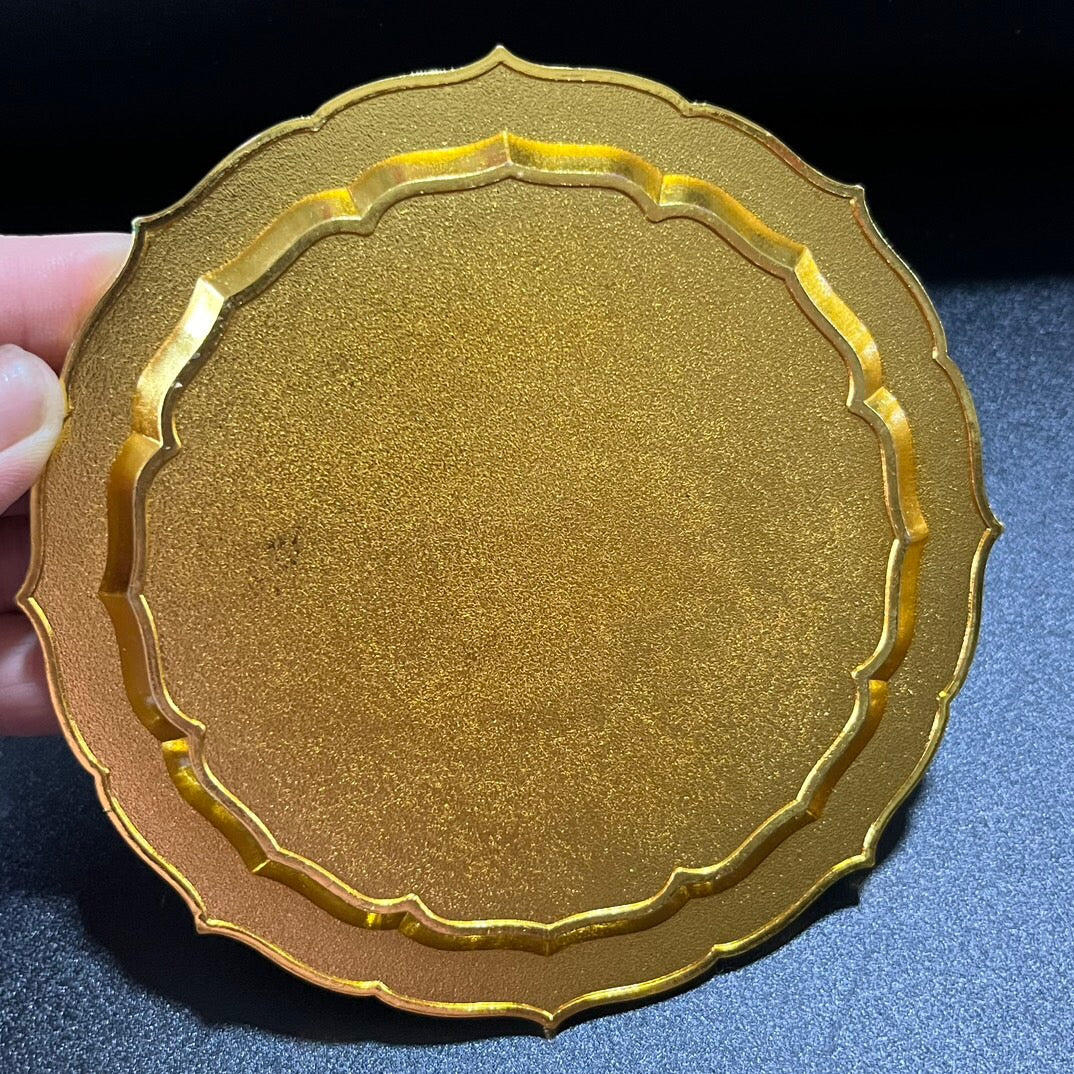 Chinese antique painted Kowloon plate