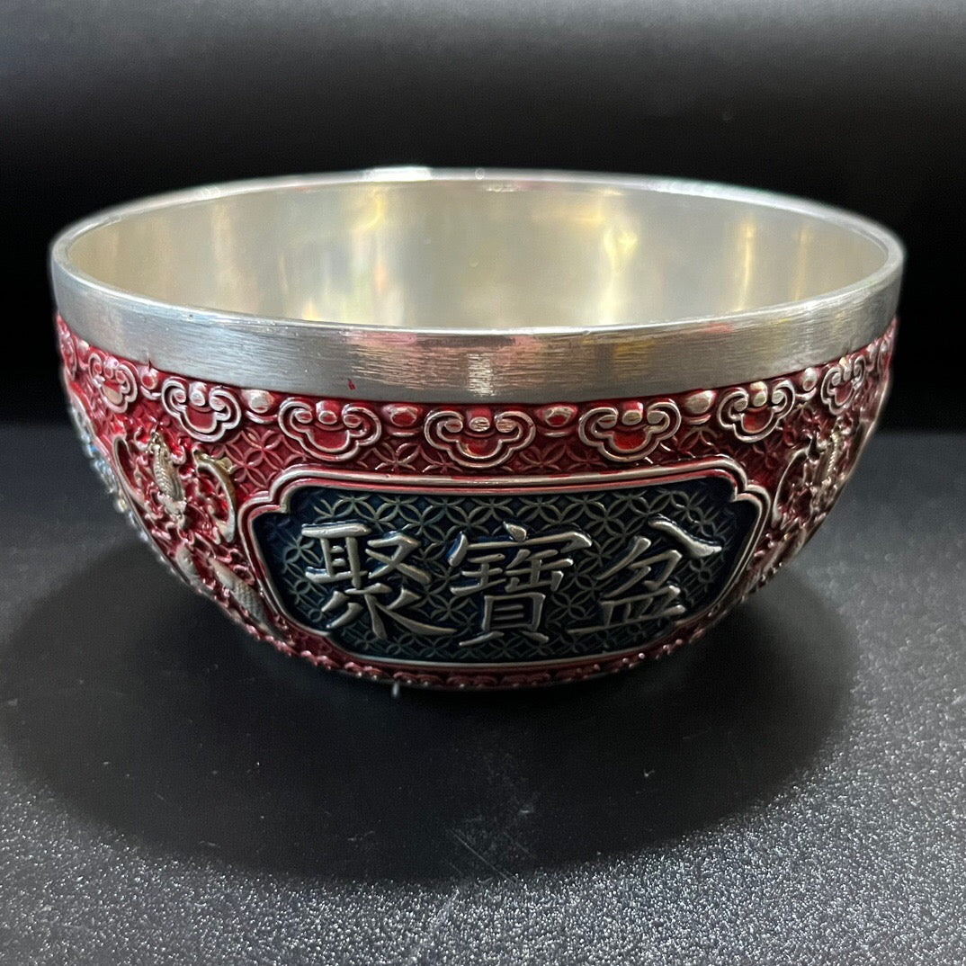 Chinese antique painted treasure pot