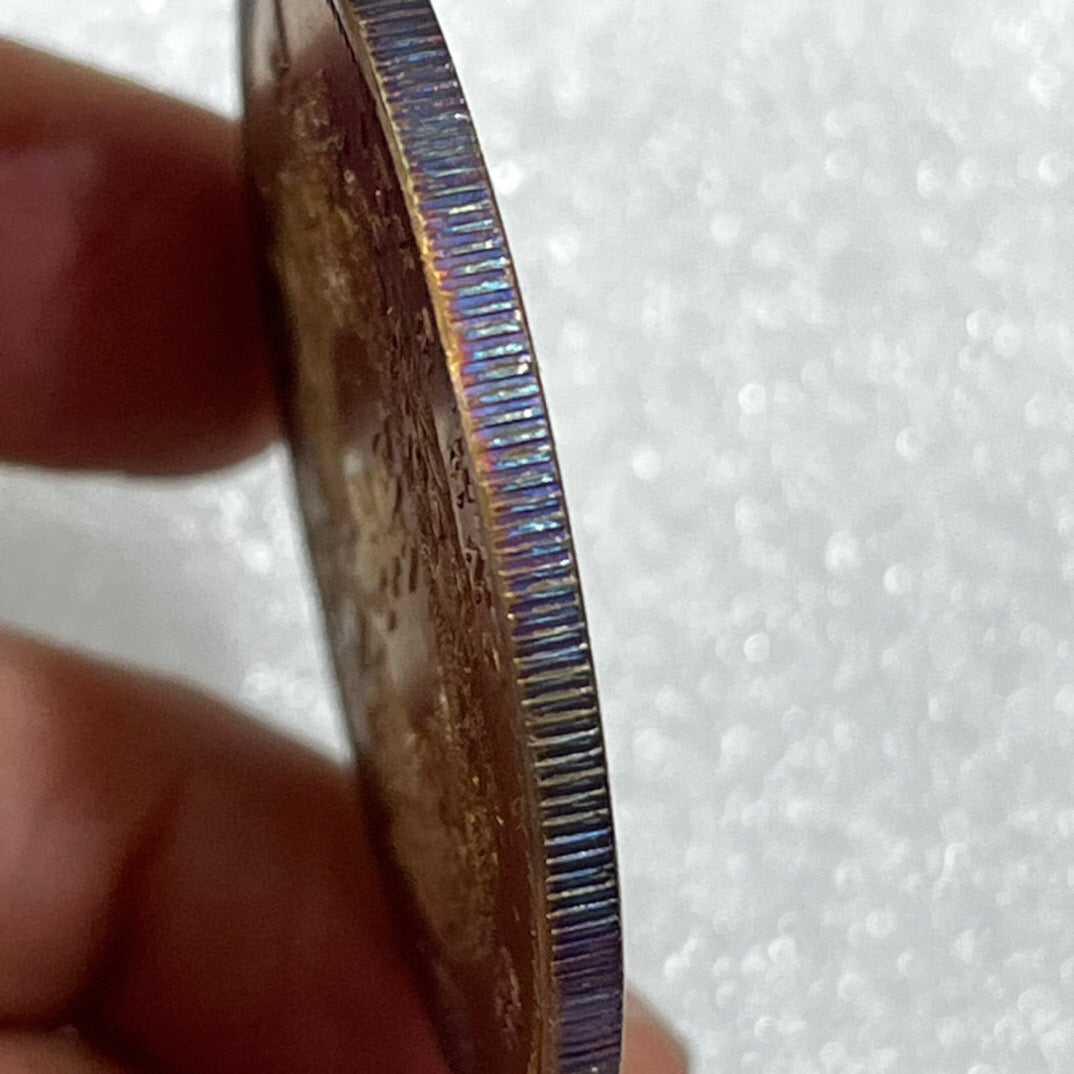 Chinese antique multicolored copper coins