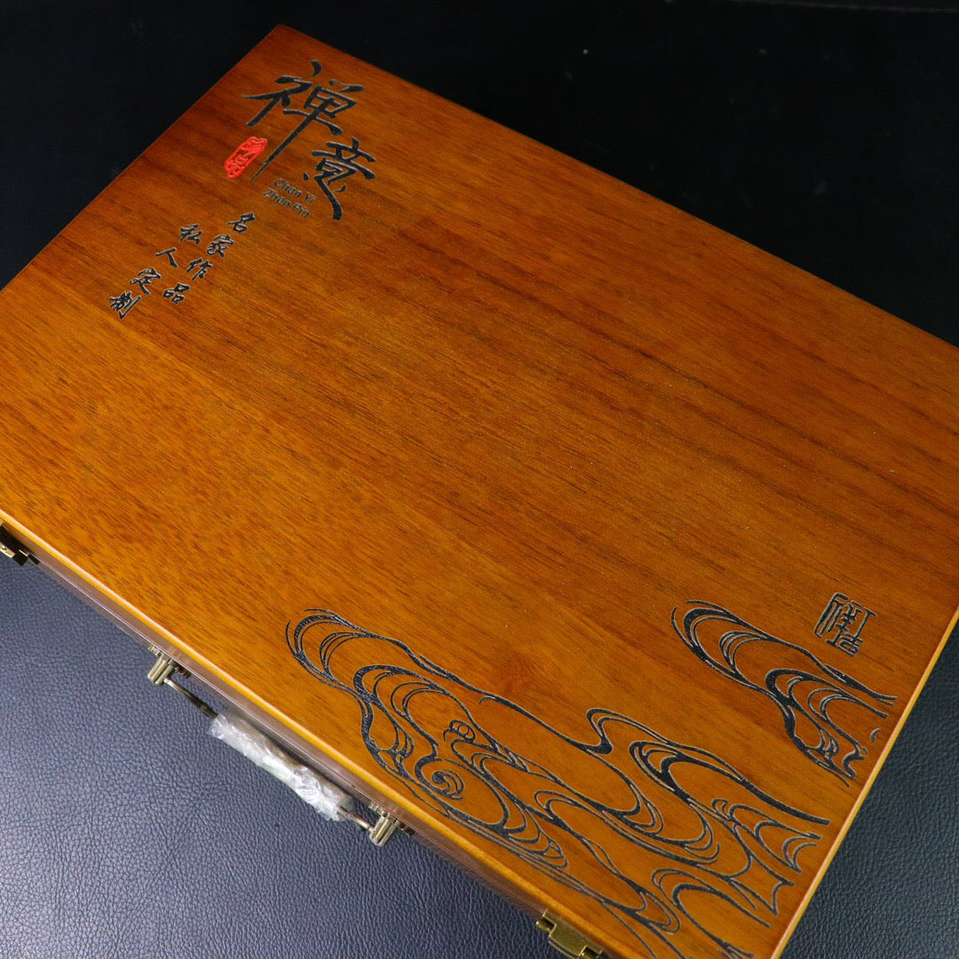 Chinese antique high ice precision carving [box set]