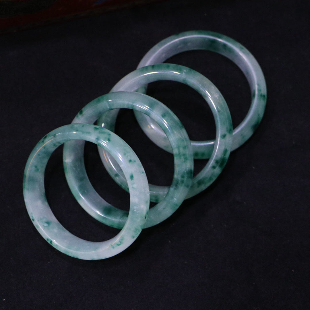 Chinese Antique High Ice Precision Carving [Bracelet Set Box]