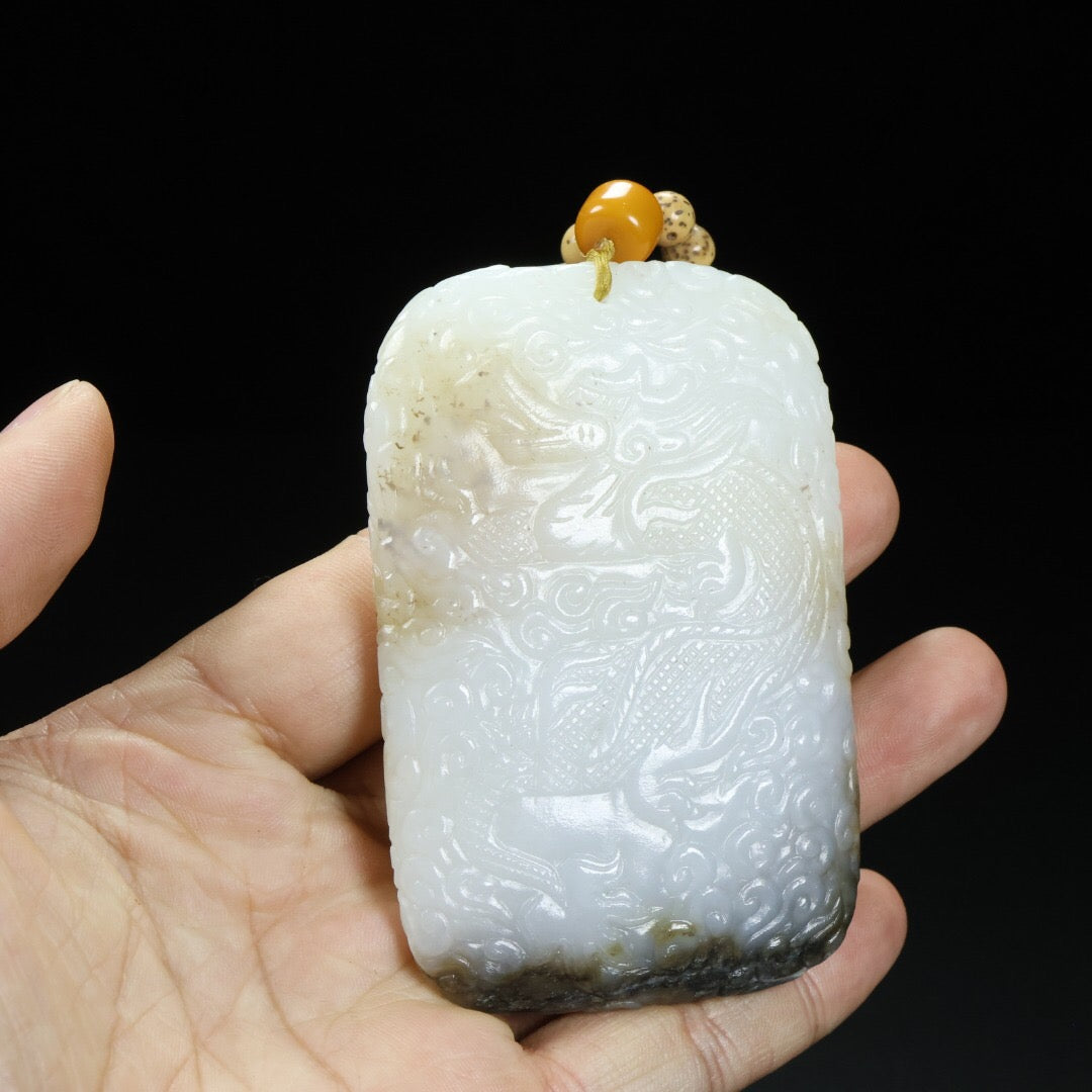 Chinese Antique Hotan Jade