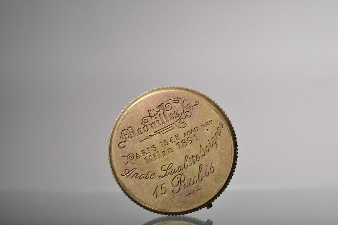 Chinese antique brass hunting pocket watch