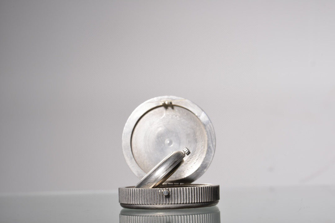 Chinese antique brass hunting pocket watch