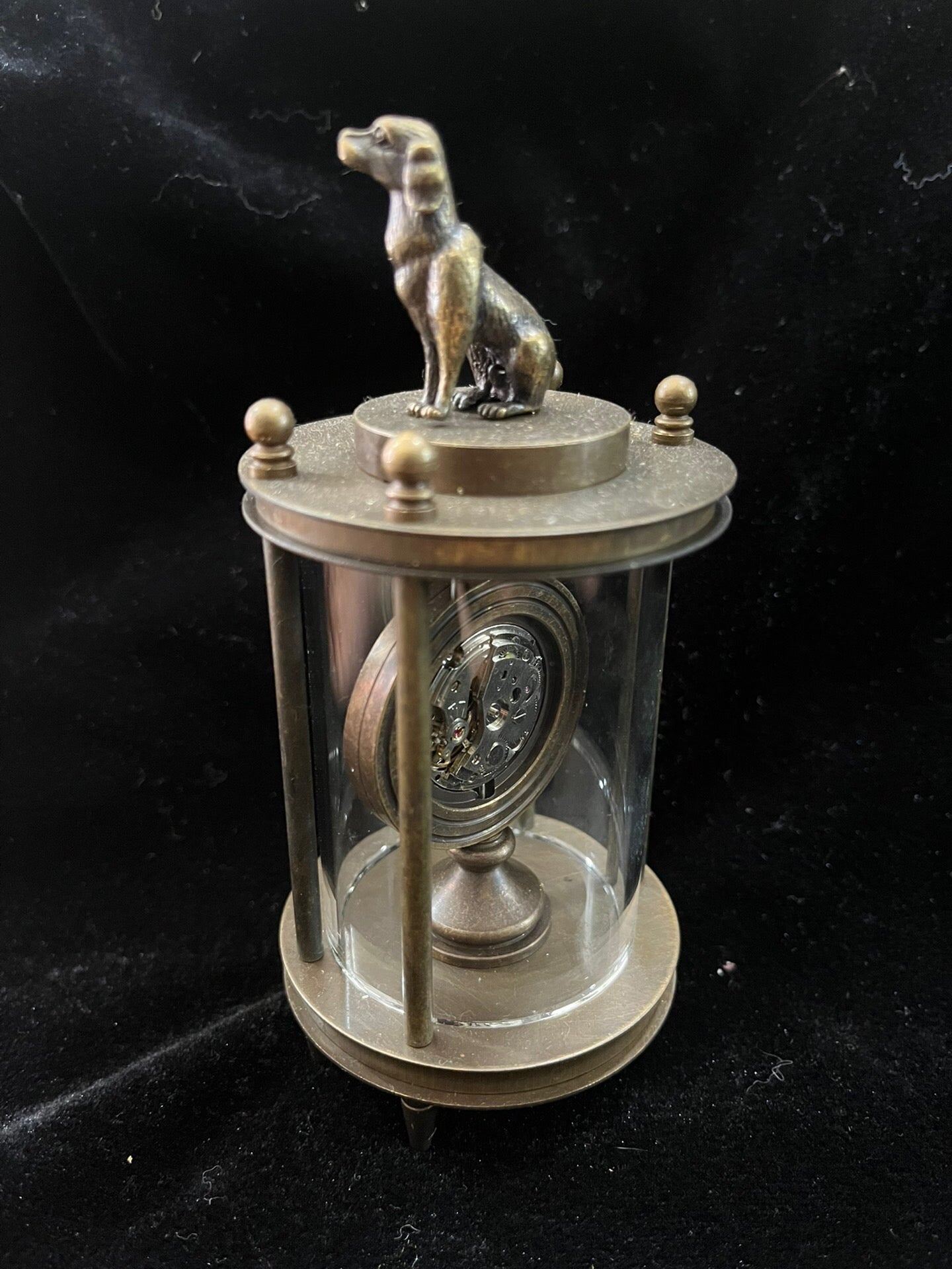 Chinese antique prosperous cylindrical ball watch