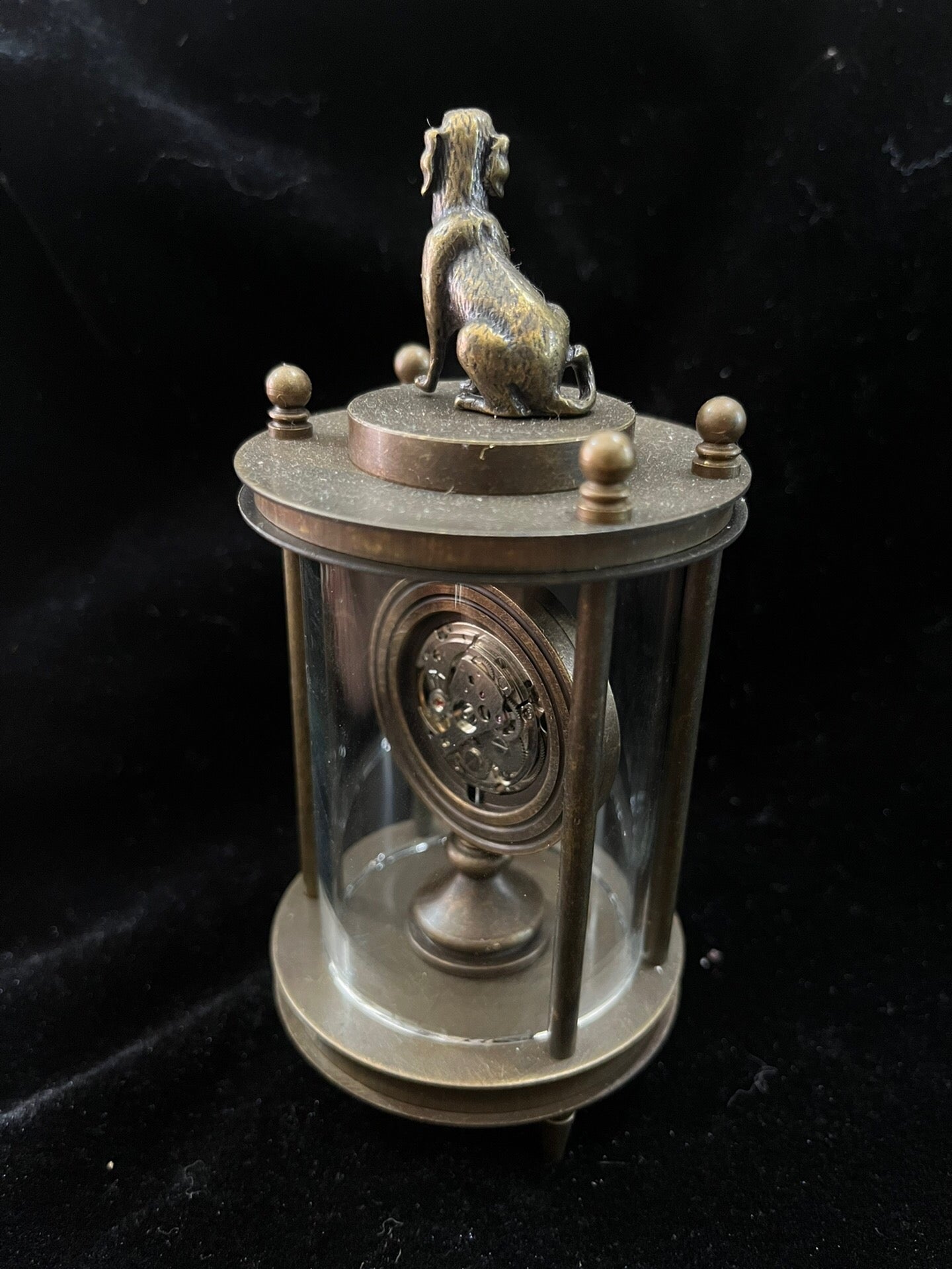 Chinese antique prosperous cylindrical ball watch