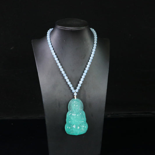 Chinese Antique Perfect High Ice Precision Carving 【 Guanyin Brand 】