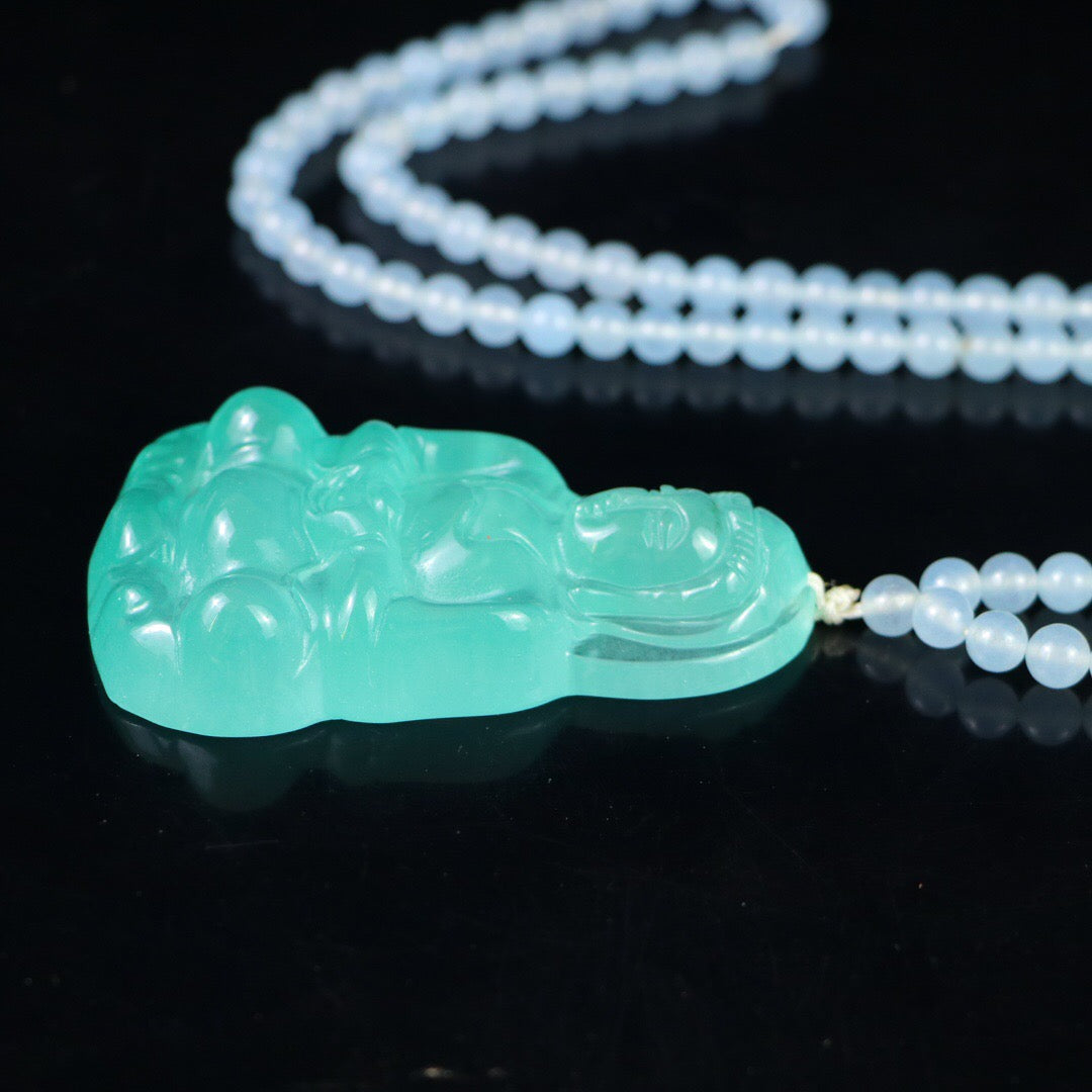 Chinese Antique Perfect High Ice Precision Carving 【 Guanyin Brand 】
