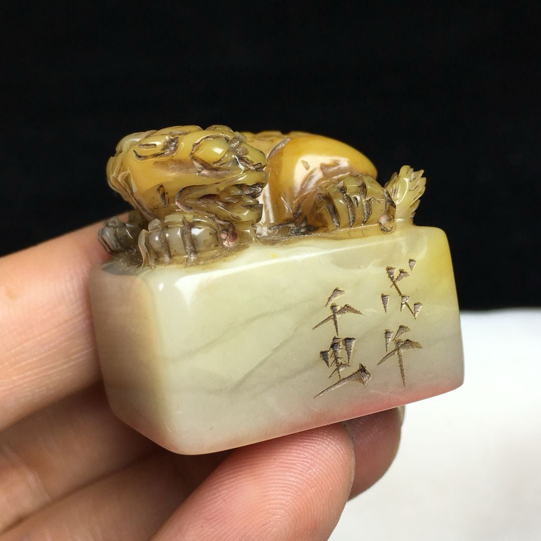 Chinese Antique Shoushan Stone Seal