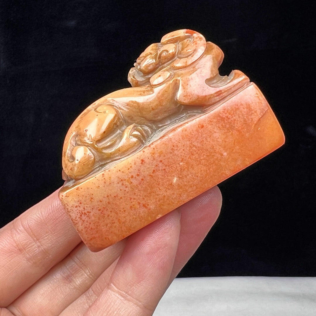 Chinese Antique Shoushan Stone Seal