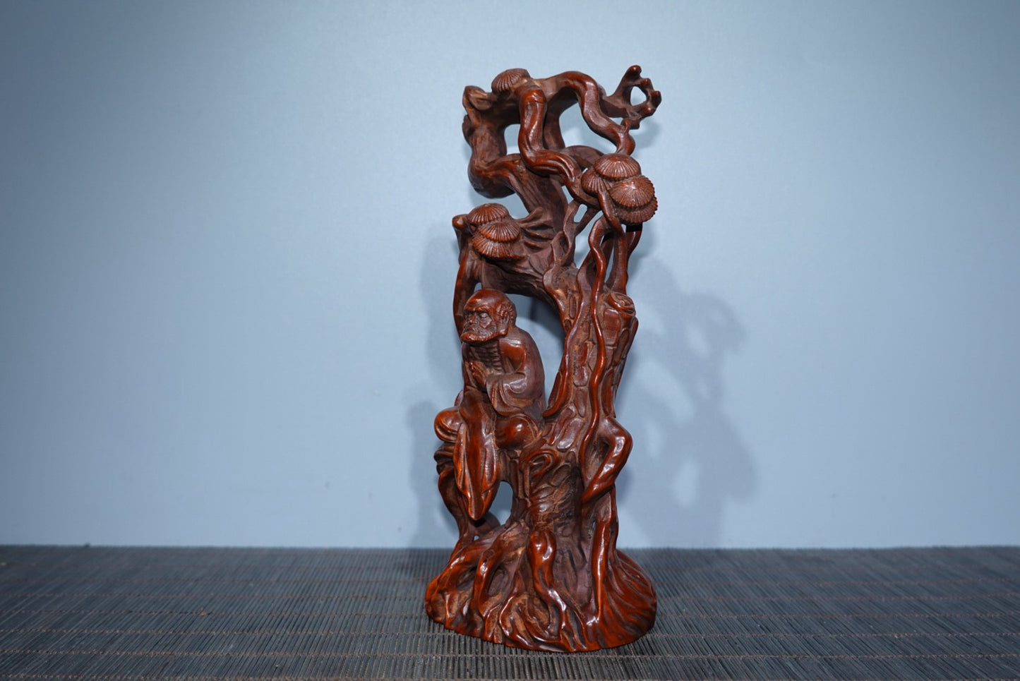 Collectible decorations, boxwood carved Dharma ornaments