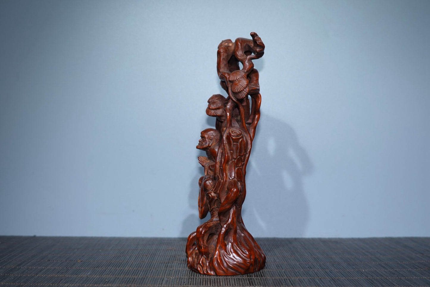 Collectible decorations, boxwood carved Dharma ornaments