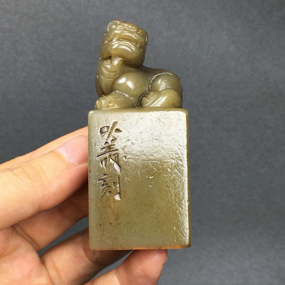 Chinese Antique Shoushan Stone Seal