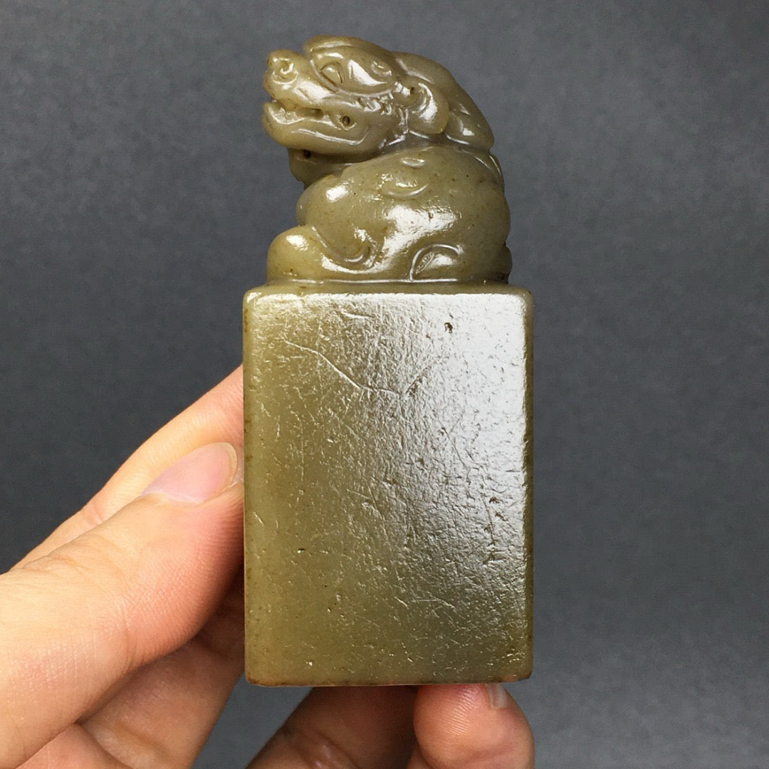 Chinese Antique Shoushan Stone Seal