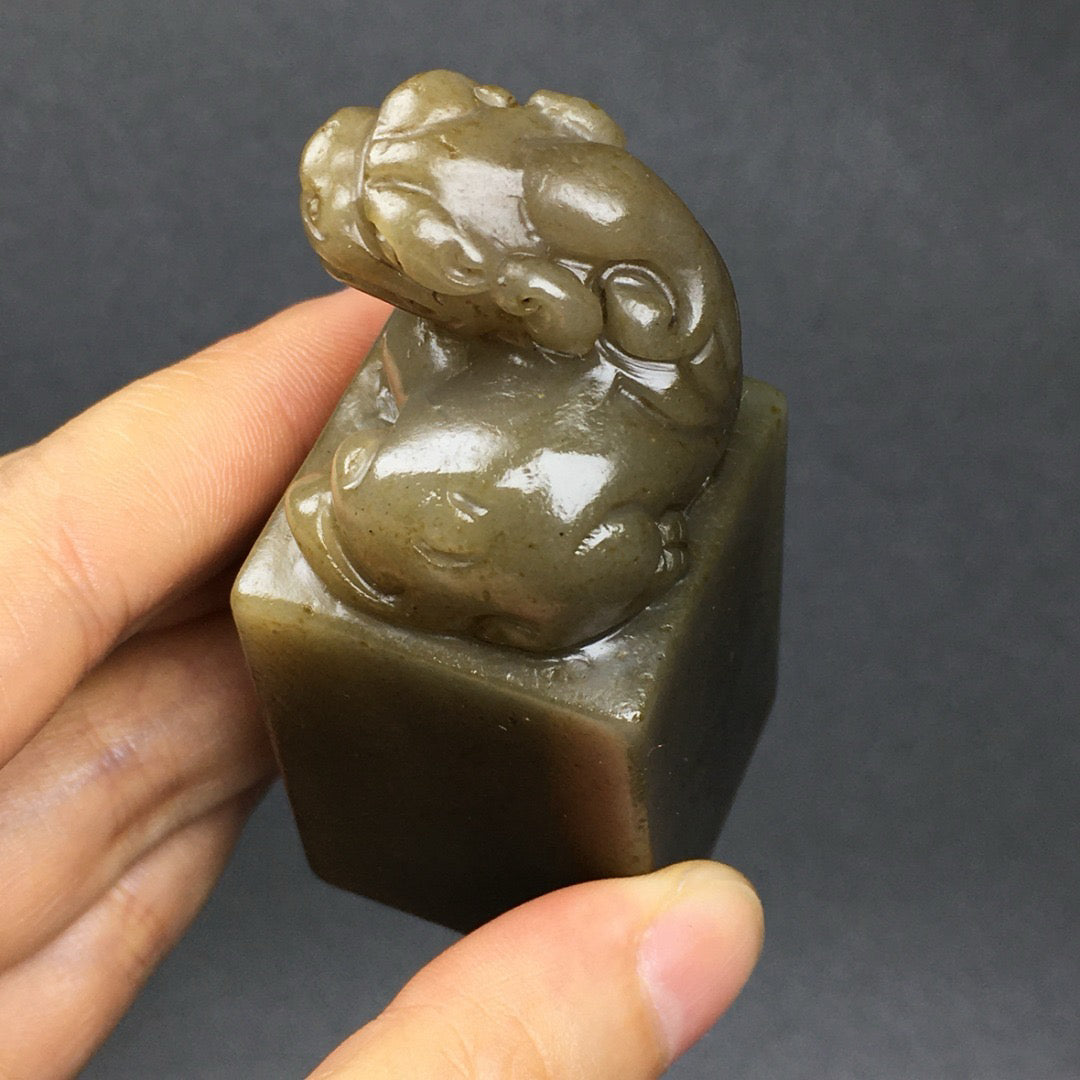 Chinese Antique Shoushan Stone Seal