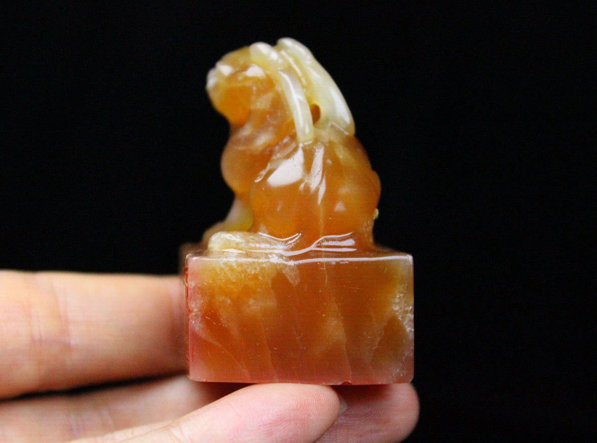 Chinese Antique Shoushan Stone Seal