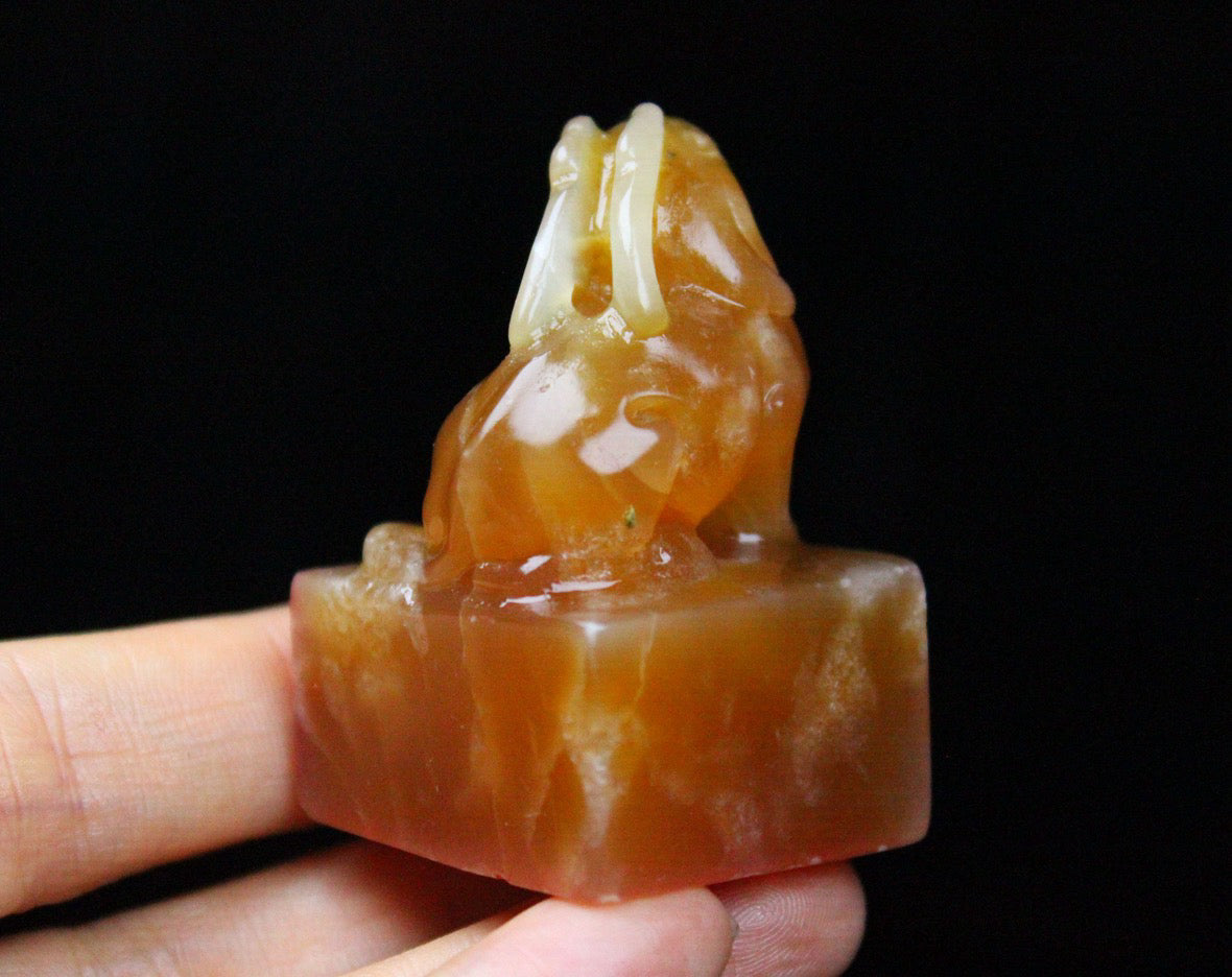 Chinese Antique Shoushan Stone Seal