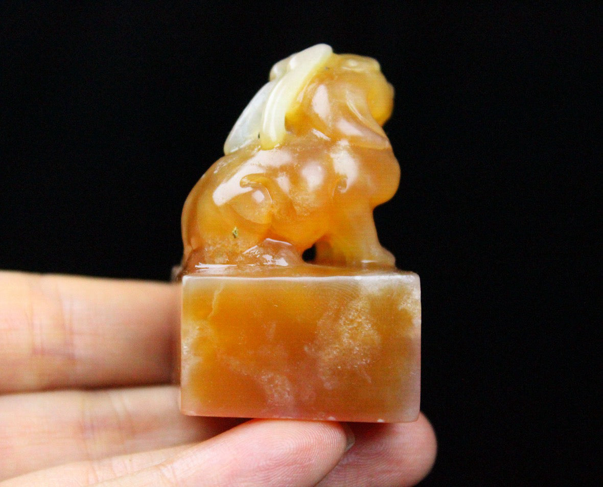 Chinese Antique Shoushan Stone Seal