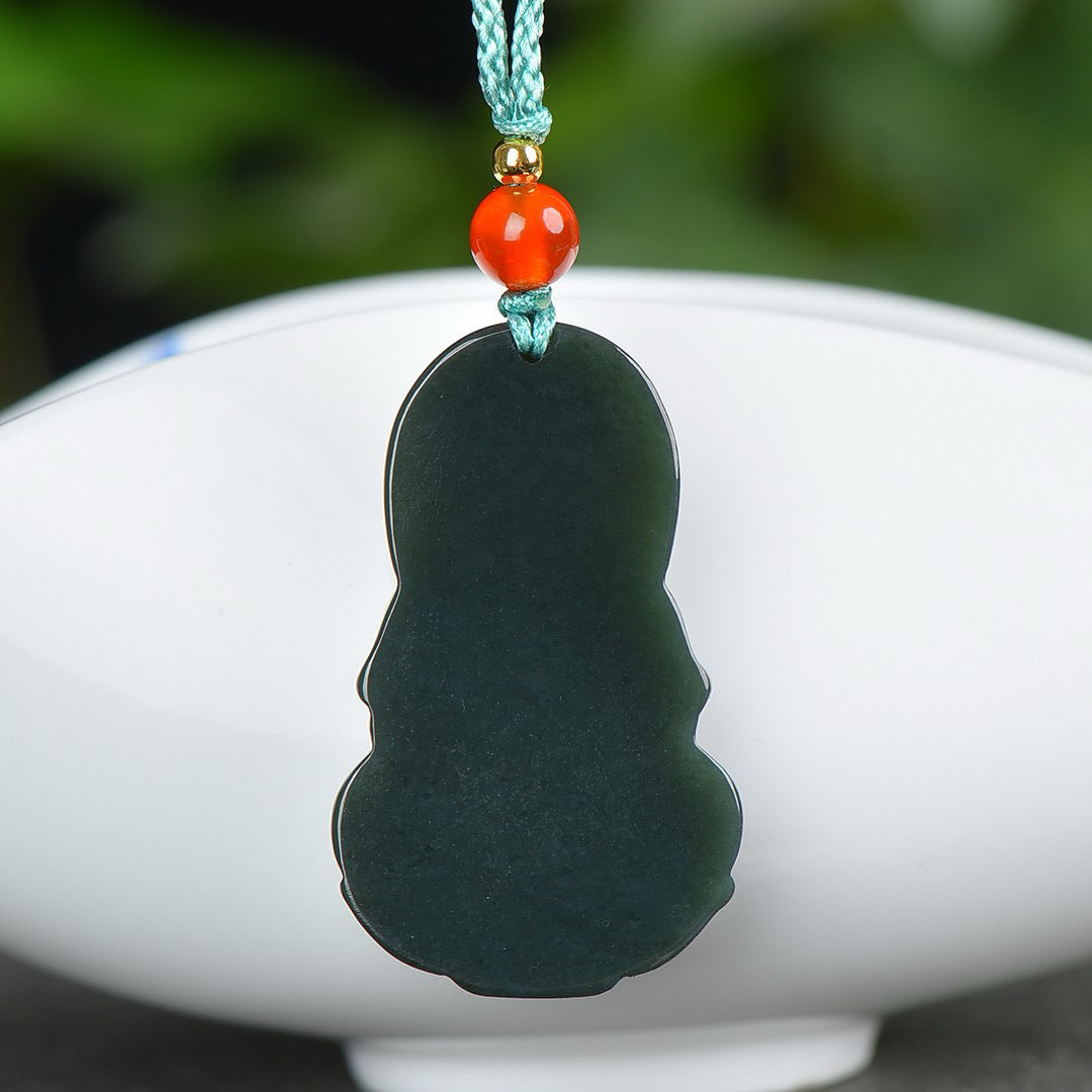 Hotan Jade Blue Jade Guanyin