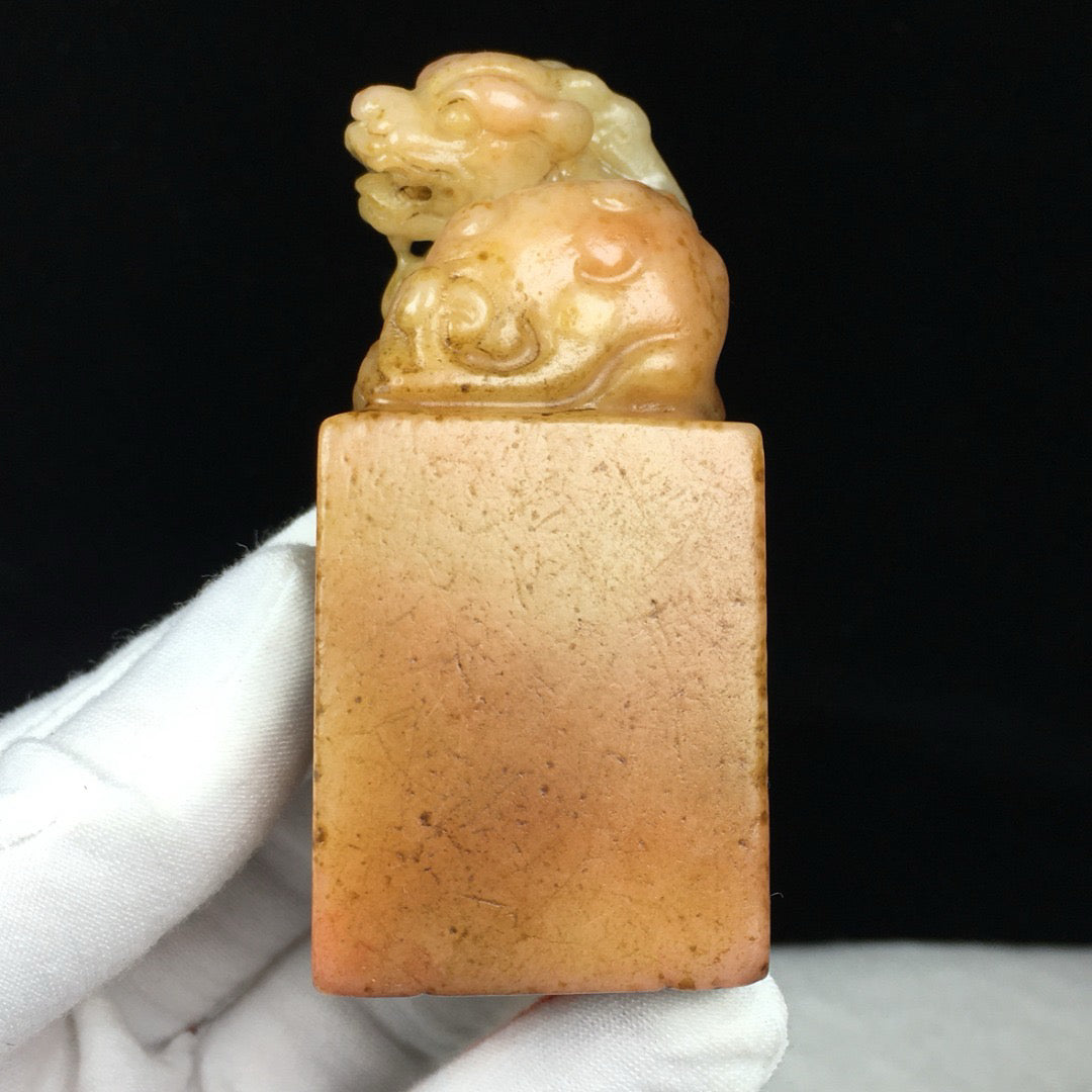 Chinese Antique Shoushan Stone Seal